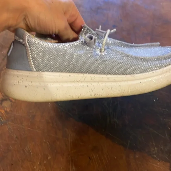 Women’s Hey Dude periwinkle loafers - Picture 4 of 6